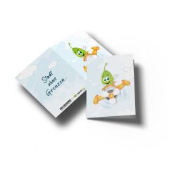 Minticity Baskılı Tebrik Kartı : Stadt ohne Grenzen !