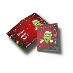 Minticity Baskılı Tebrik Kartı : Frohes Neues Jahr !