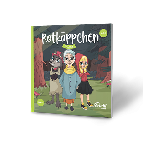 Rotkäppchen Modern A1.1 Almanca Hikaye Kitabı